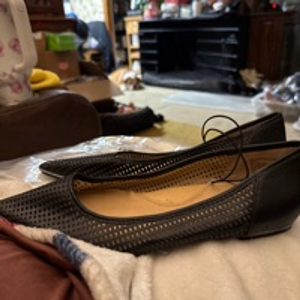 Women's Lane Bryant Flats Size 9W Black item 0039 - Picture 2 of 5